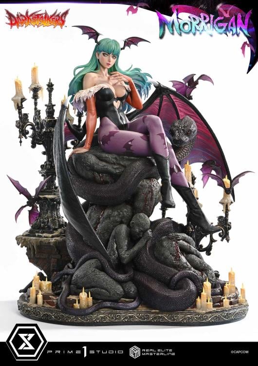 Darkstalkers Real Elite Masterline Morrigan 1/4 Scale Limited Edition Statue (With Bonus) Gallery Image 6