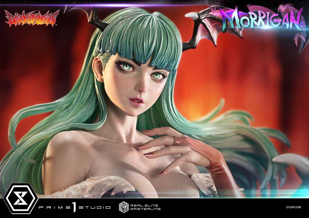 Darkstalkers Real Elite Masterline Morrigan 1/4 Scale Limited Edition Statue (With Bonus) Gallery Image 30