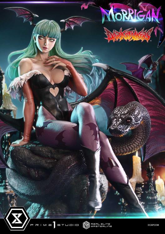Darkstalkers Real Elite Masterline Morrigan 1/4 Scale Limited Edition Statue (With Bonus) Gallery Image 35