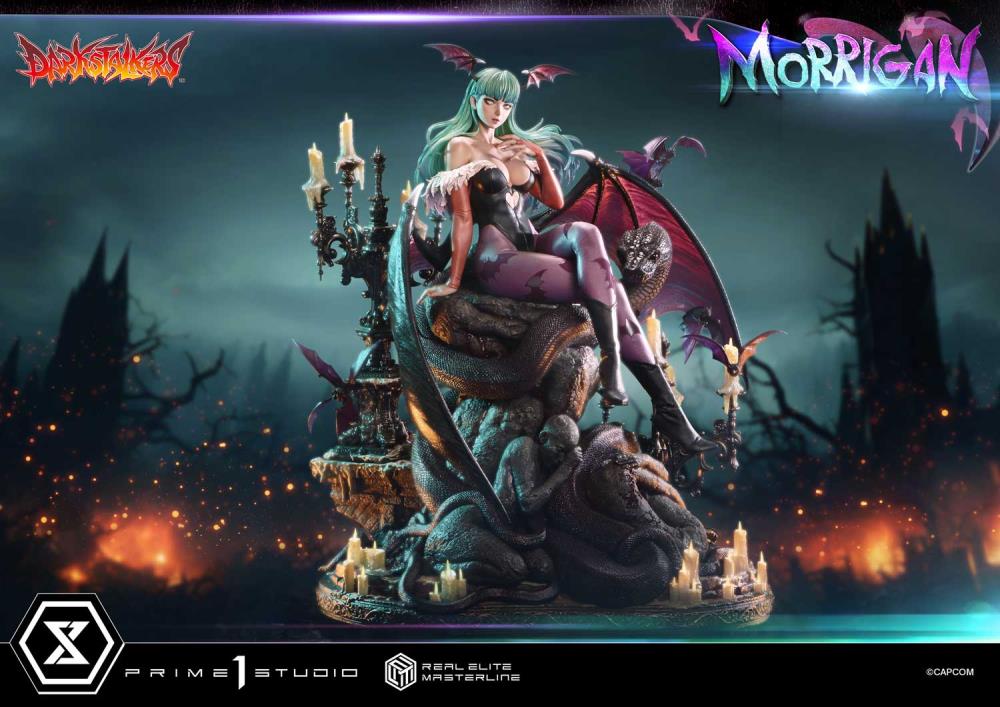 Darkstalkers Real Elite Masterline Morrigan 1/4 Scale Limited Edition Statue (With Bonus) Gallery Image 31