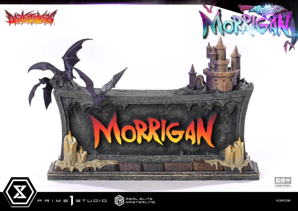 Darkstalkers Real Elite Masterline Morrigan 1/4 Scale Limited Edition Statue (With Bonus) Gallery Image 4