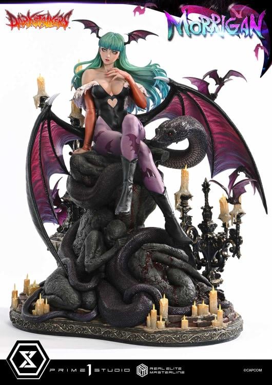Darkstalkers Real Elite Masterline Morrigan 1/4 Scale Limited Edition Statue (With Bonus) Gallery Image 7