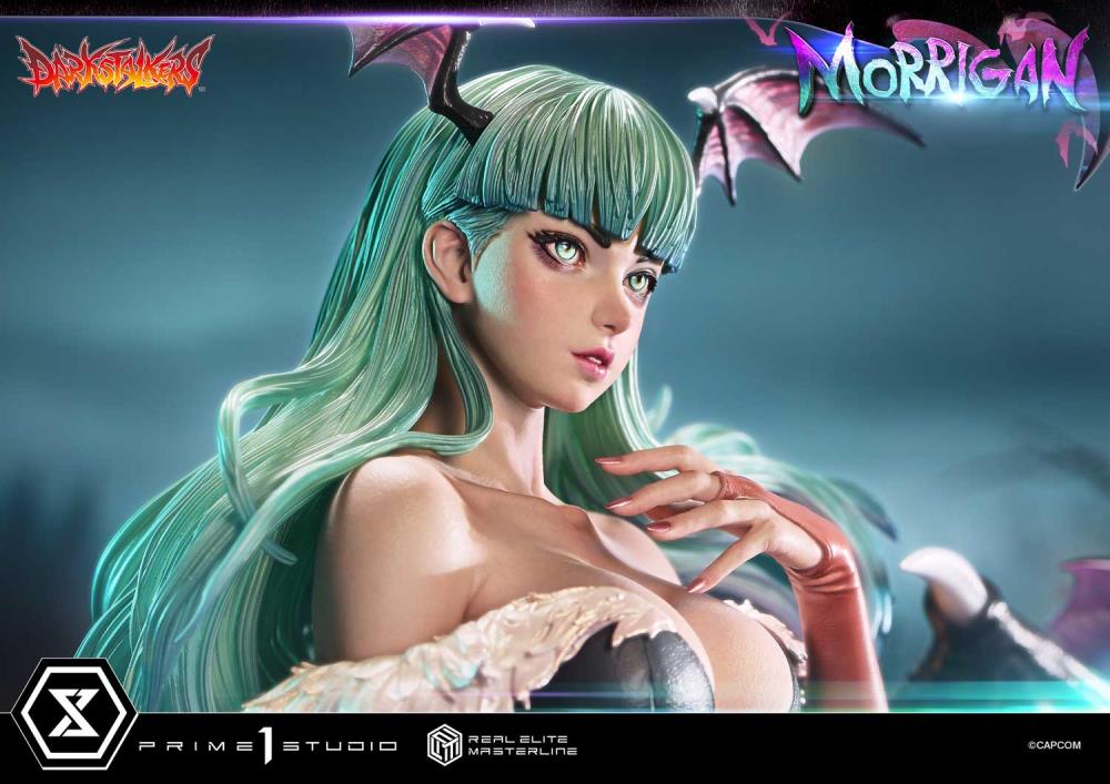 Darkstalkers Real Elite Masterline Morrigan 1/4 Scale Limited Edition Statue (With Bonus) Gallery Image 38