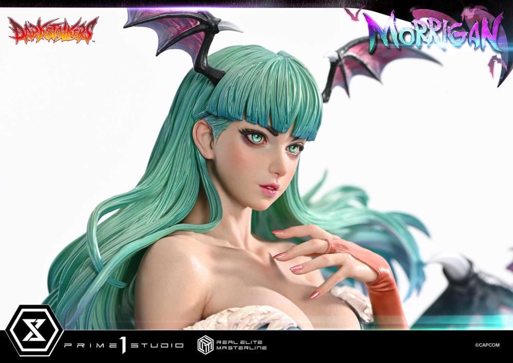 Darkstalkers Real Elite Masterline Morrigan 1/4 Scale Limited Edition Statue (With Bonus) Gallery Image 19