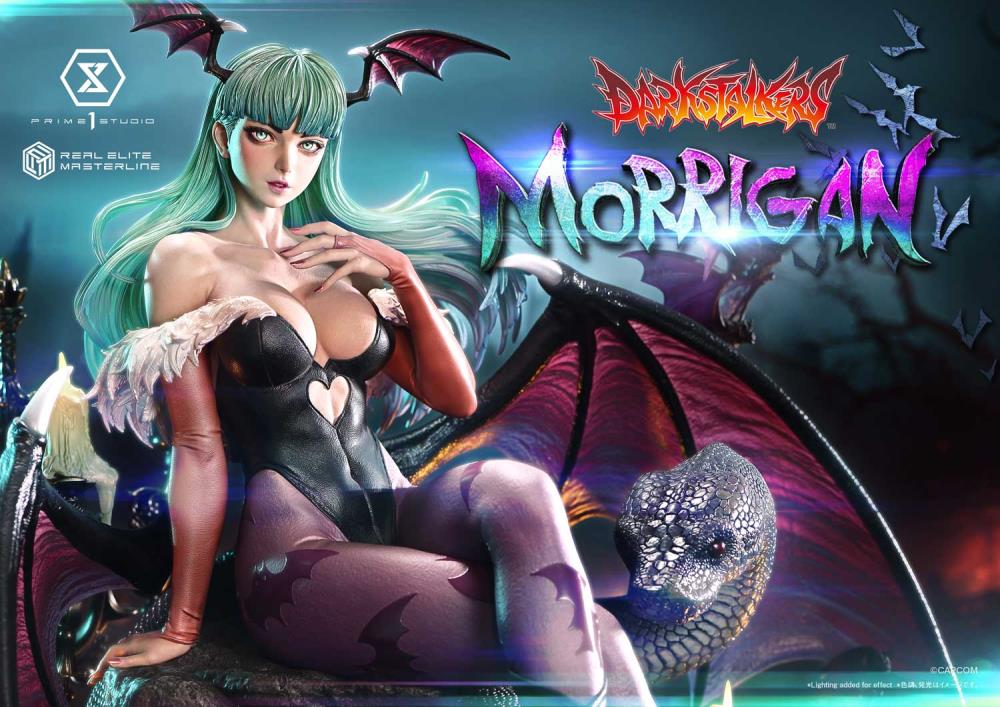 Darkstalkers Real Elite Masterline Morrigan 1/4 Scale Limited Edition Statue (With Bonus) Gallery Image 47