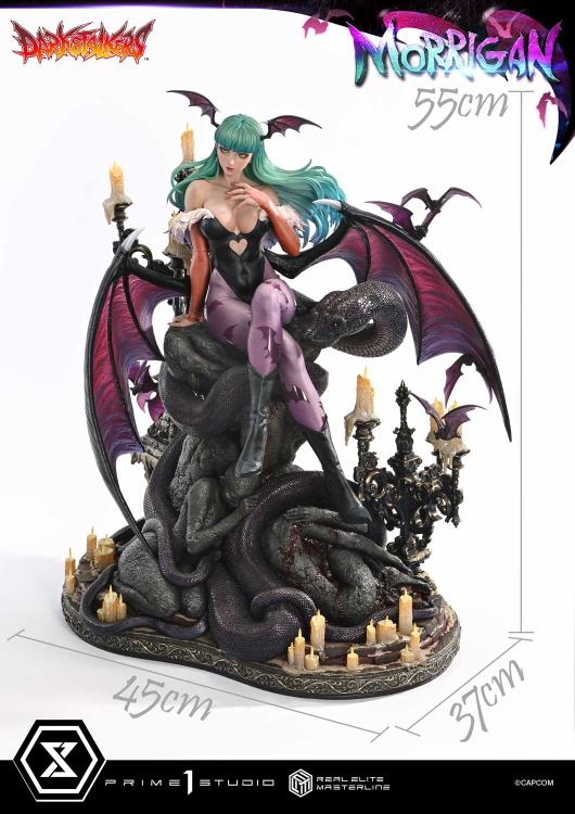 Darkstalkers Real Elite Masterline Morrigan 1/4 Scale Limited Edition Statue (With Bonus) Gallery Image 9