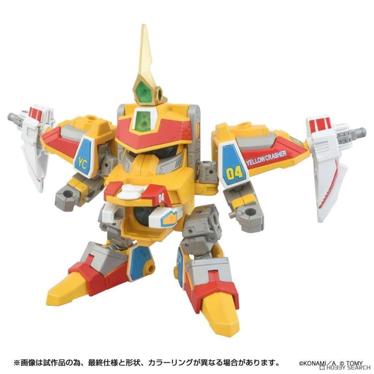 Bomberman B-Daman Bakugaiden Toyrise DMB-03 Yellow Crusher Action