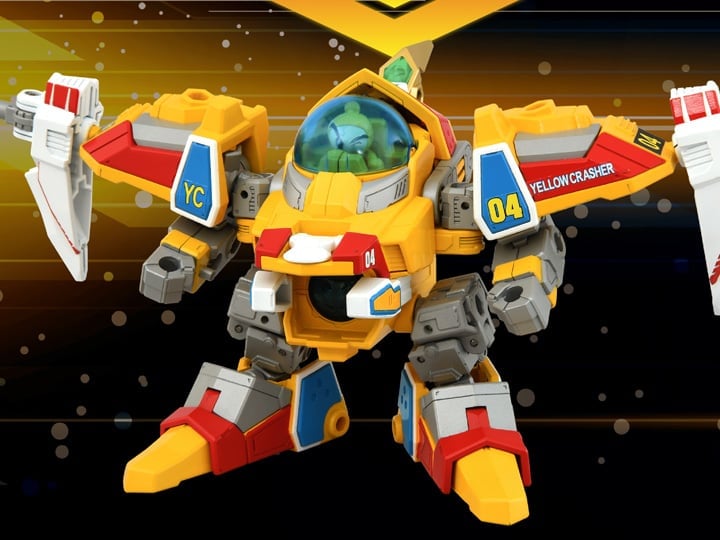 ぴーまん Bomberman B-Daman Bakugaiden Toyrise DMB-03 Yellow Crusher Action