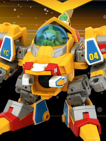 Bomberman B-Daman Bakugaiden Toyrise DMB-03 Yellow Crusher Action