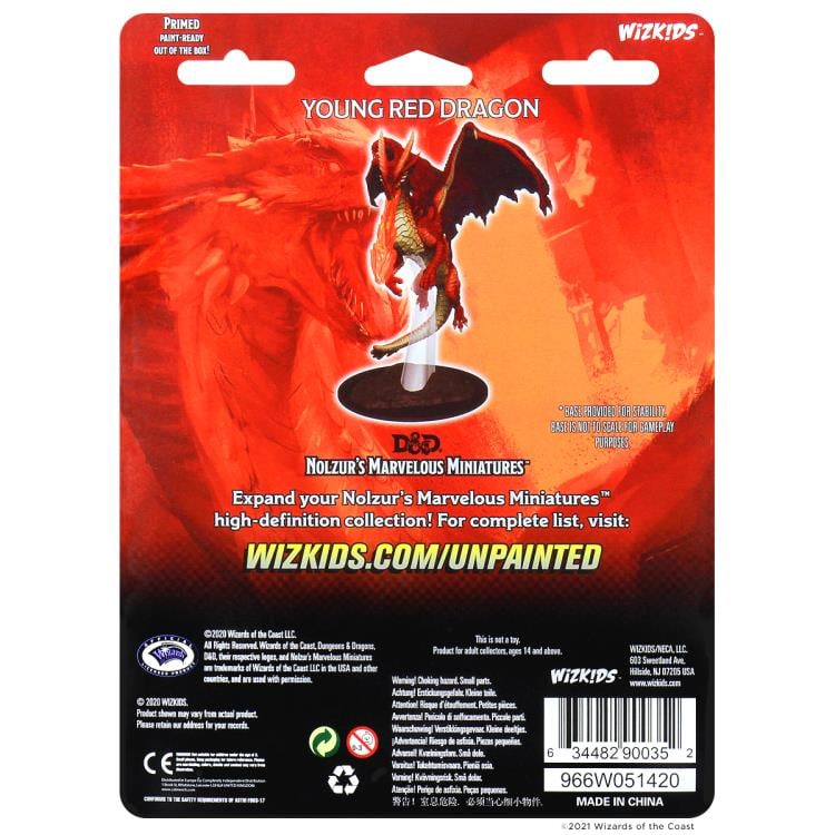 D&D Nolzur's Marvelous Miniatures: Young Red Dragon