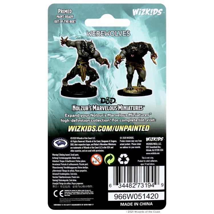 D&D Nolzur's Marvelous Miniatures: Werewolves Gallery Image 4