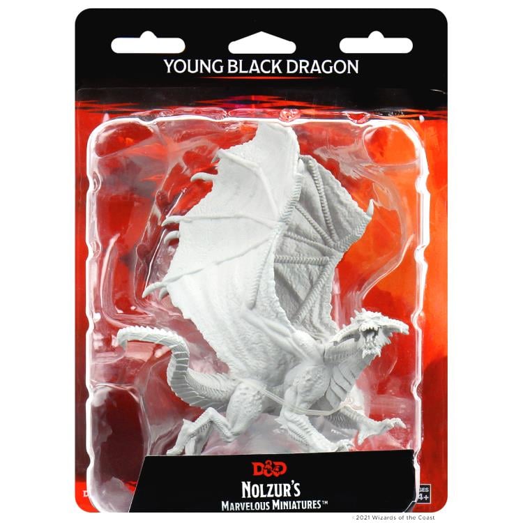 D&D Nolzur's Marvelous Miniatures: Young Black Dragon Gallery Image 3