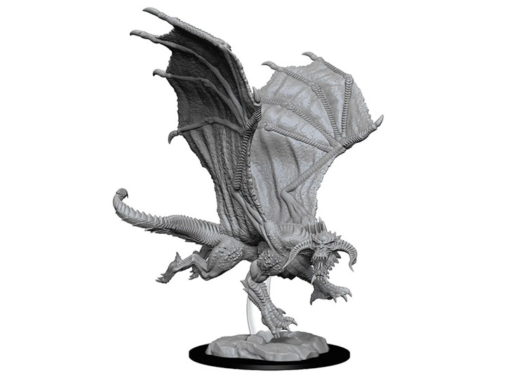 D&D Nolzur's Marvelous Miniatures: Young Black Dragon Gallery Image 1