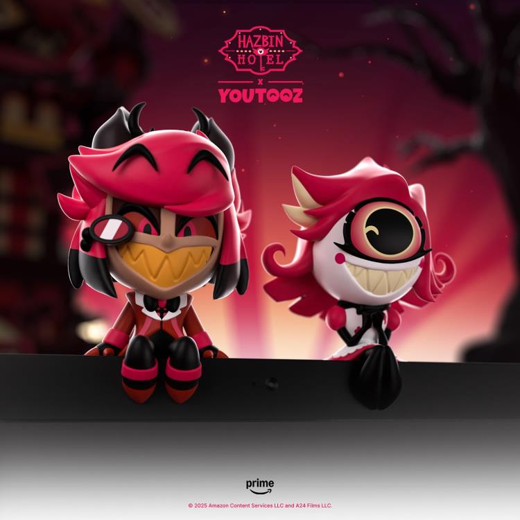 Hazbin Hotel Monitor Buddiez Alastor & Niffty Vinyl Figure Set