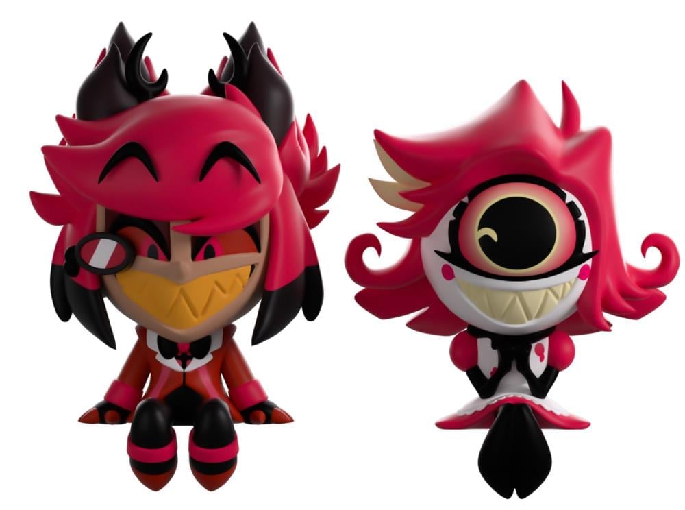 Hazbin Hotel Monitor Buddiez Alastor & Niffty Vinyl Figure Set