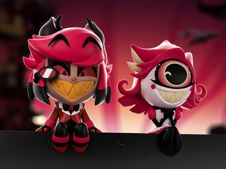 Hazbin Hotel Monitor Buddiez Alastor & Niffty Vinyl Figure Set