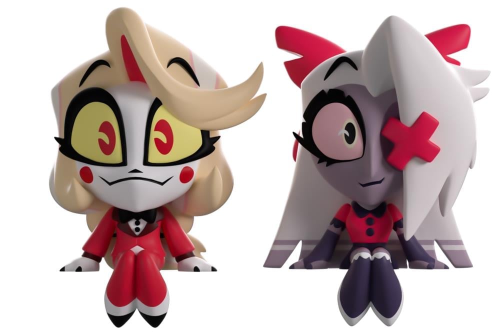 Hazbin Hotel Monitor Buddiez Charlie & Vaggie Vinyl Figure Set Gallery Image 3