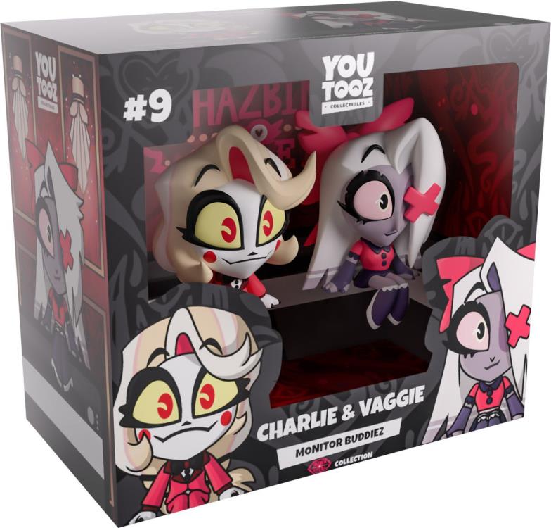 Hazbin Hotel Monitor Buddiez Charlie & Vaggie Vinyl Figure Set Gallery Image 7