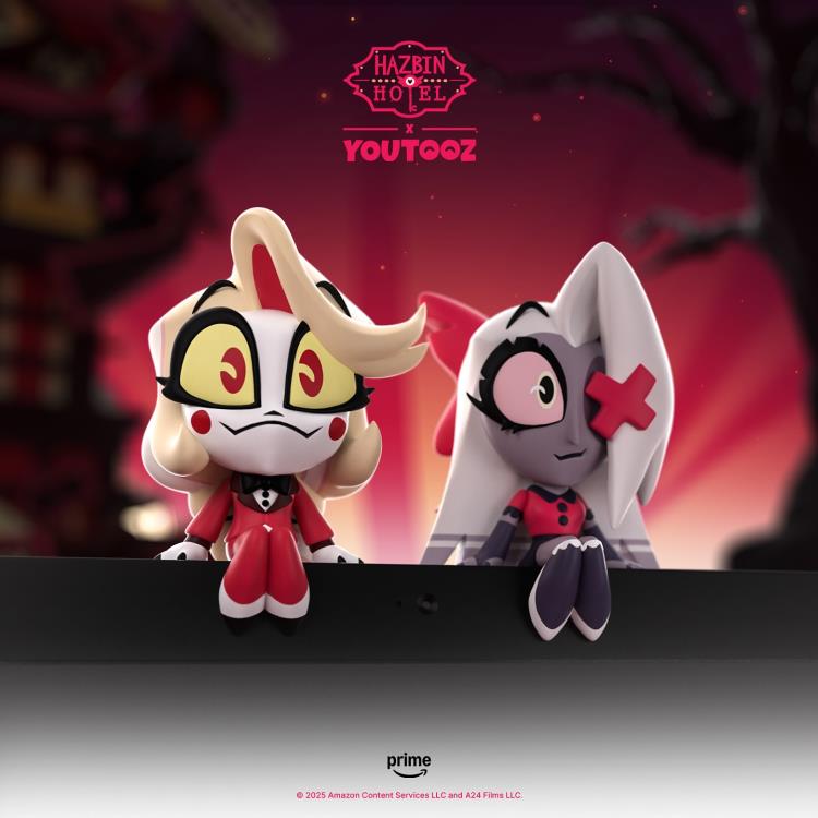 Hazbin Hotel Monitor Buddiez Charlie & Vaggie Vinyl Figure Set