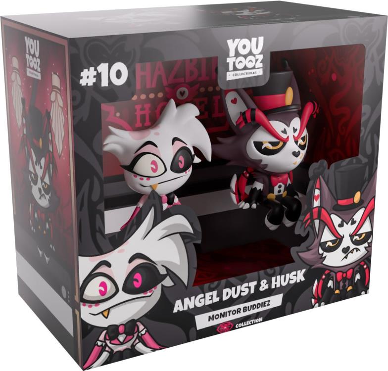 HAZBIN HOTEL Angel Dust & Husk　　　 A/Bセット Hazbin Hotel Monitor Buddiez Angel Dust & Husk Vinyl Figure Set