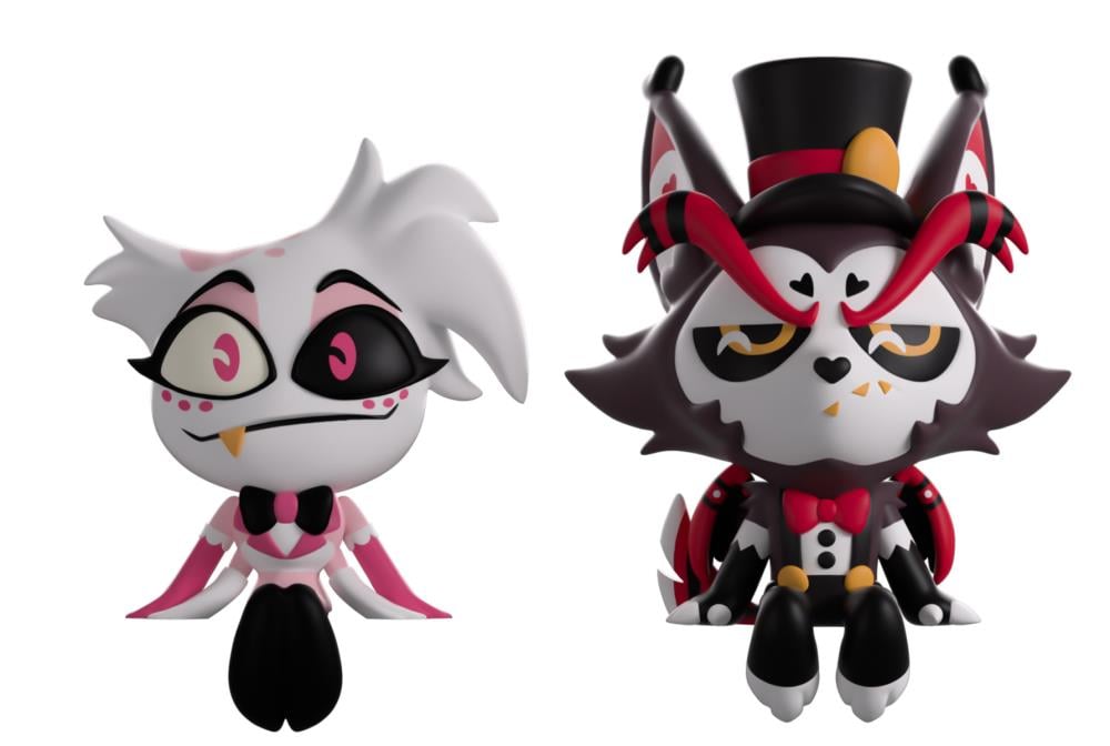 Hazbin Hotel Monitor Buddiez Angel Dust & Husk Vinyl Figure Set