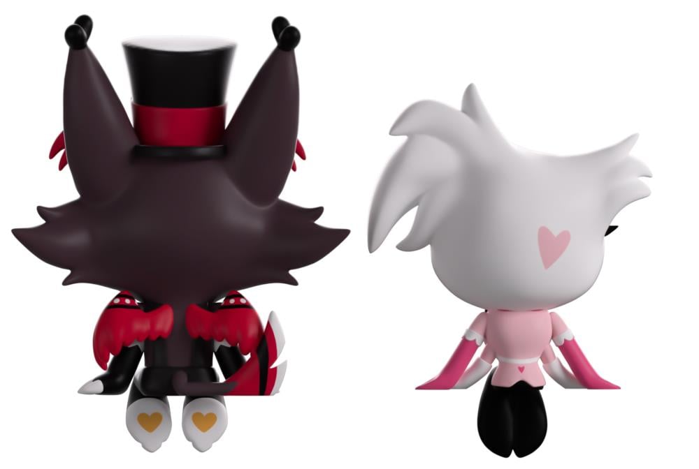 Hazbin Hotel Monitor Buddiez Angel Dust & Husk Vinyl Figure Set