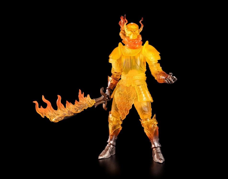 Mythic Legions: Order of Beyithirr Beyithirr Fiery Breath Set with Burning Knight Action Figure Gallery Image 4