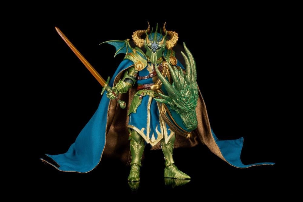 Mythic Legions: Order of Beyithirr Beyithirr the Green Action Figure Set with Sir Benegarr, Ashen Skeleton, and Beyithirr's Fury Gallery Image 9