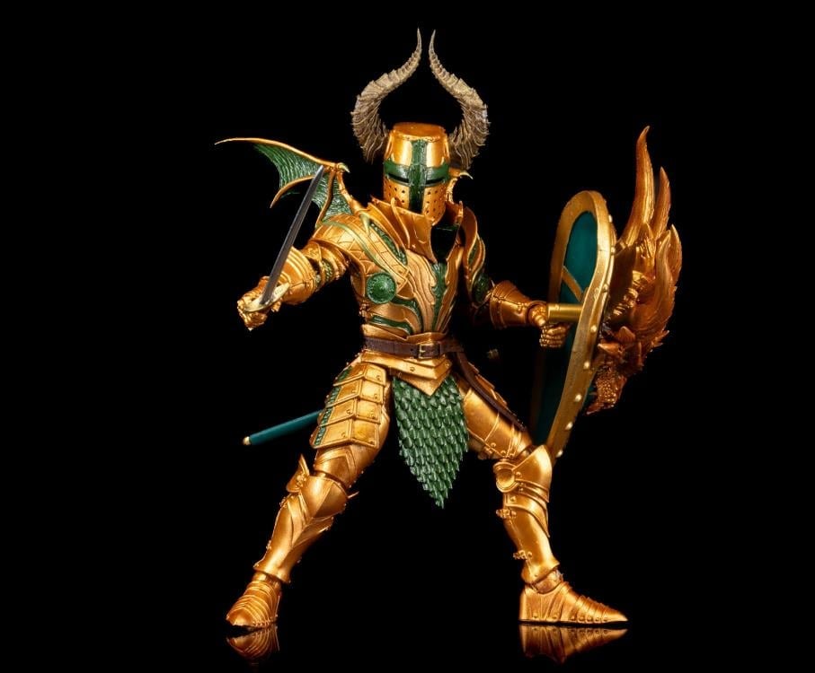 Mythic Legions: Order of Beyithirr Beyithirr the Green Action Figure Set with Sir Benegarr, Ashen Skeleton, and Beyithirr's Fury Gallery Image 12