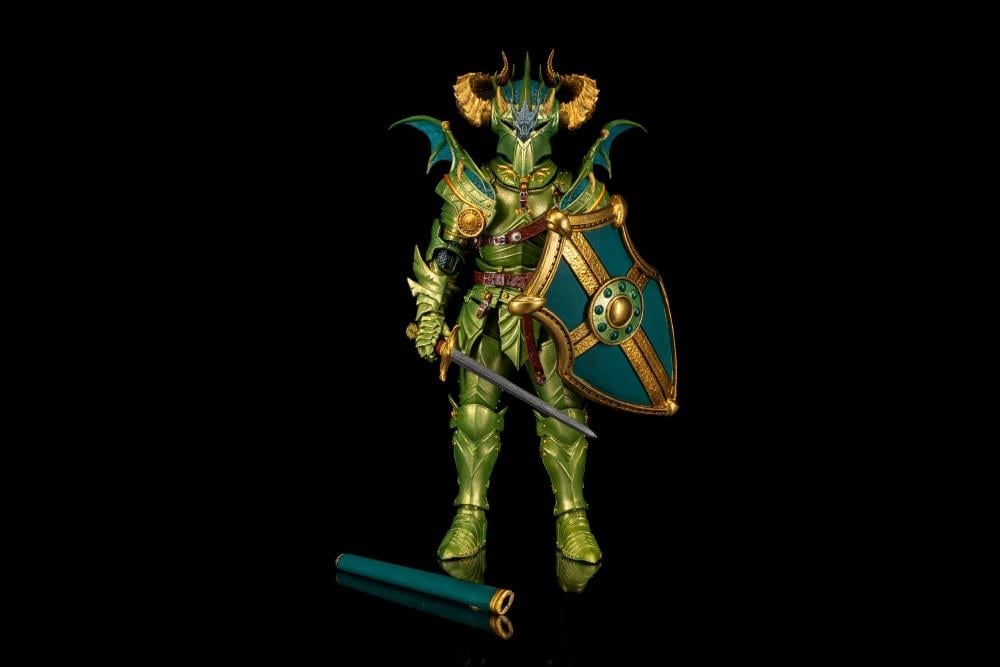 Mythic Legions: Order of Beyithirr Beyithirr the Green Action Figure Set with Sir Benegarr, Ashen Skeleton, and Beyithirr's Fury Gallery Image 8
