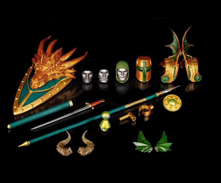 Mythic Legions: Order of Beyithirr Beyithirr the Green Action Figure Set with Sir Benegarr, Ashen Skeleton, and Beyithirr's Fury Gallery Image 22