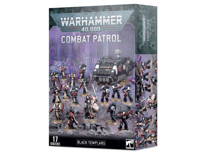 Warhammer 40,000 Black Templars Combat Patrol Miniatures Set Gallery Image 1