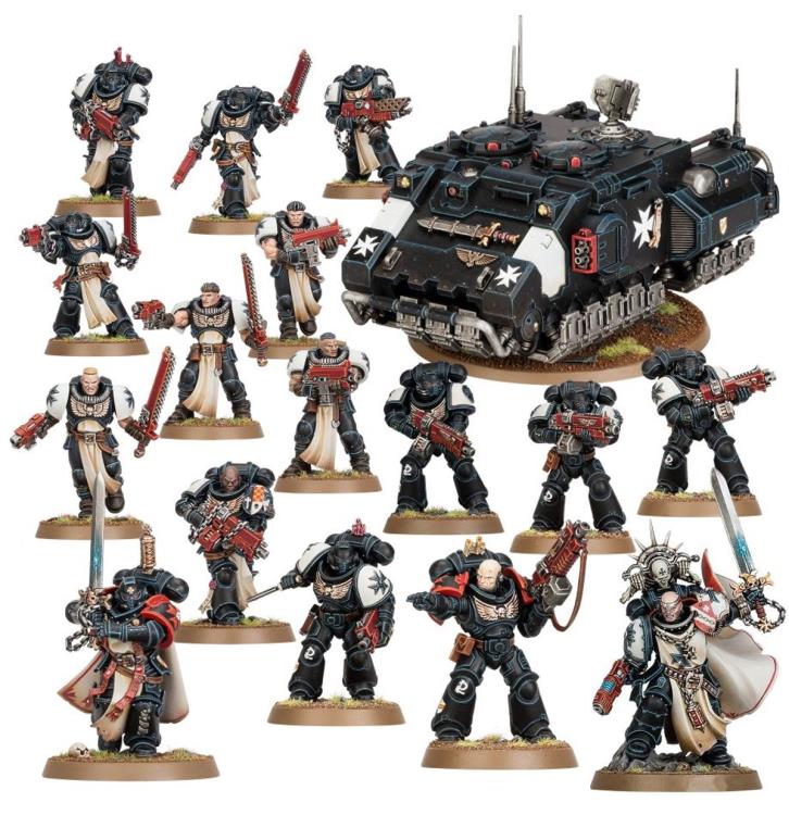 Warhammer 40,000 Black Templars Combat Patrol Miniatures Set Gallery Image 3