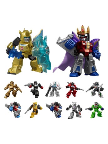 Transformers G1 Galaxy Version Defender Vol. 2 The Overthrow Box of 12 Random Model Kits Gallery Image 2