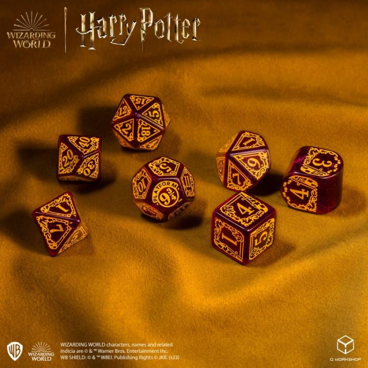 Harry Potter Gryffindor Modern Dice Set (Red) Gallery Image 5