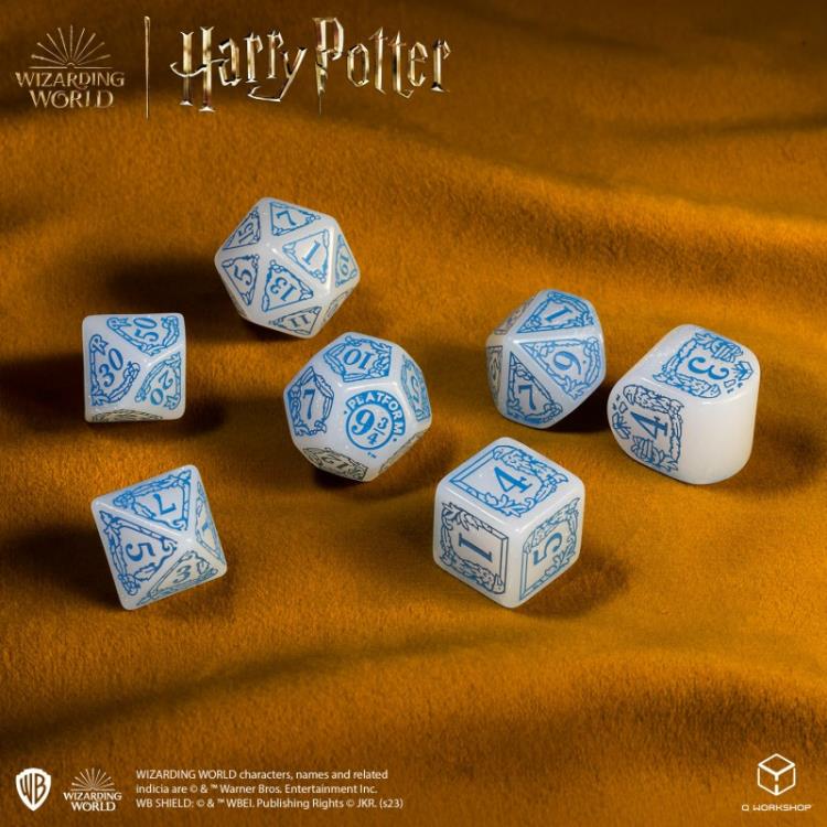 Harry Potter Ravenclaw Modern Dice Set (White) Gallery Image 5