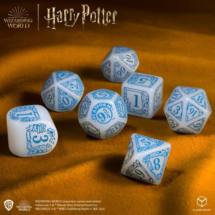 Harry Potter Ravenclaw Modern Dice Set (White) Gallery Image 7