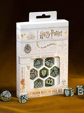 Harry Potter Slytherin Modern Dice Set (Green) Gallery Image 2