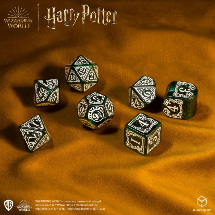 Harry Potter Slytherin Modern Dice Set (Green) Gallery Image 5
