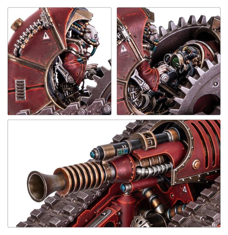 Warhammer: The Horus Heresy Mechanicum Krios Battle Tank/Venator Citadel Miniature Gallery Image 6