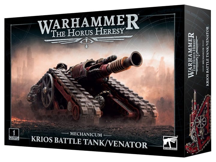 Warhammer: The Horus Heresy Mechanicum Krios Battle Tank/Venator Citadel Miniature Gallery Image 1