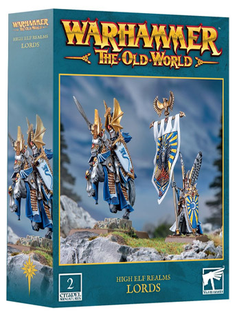 Warhammer: The Old World High Elf Realms High Elf Lords Citadel Miniatures Set Gallery Image 2