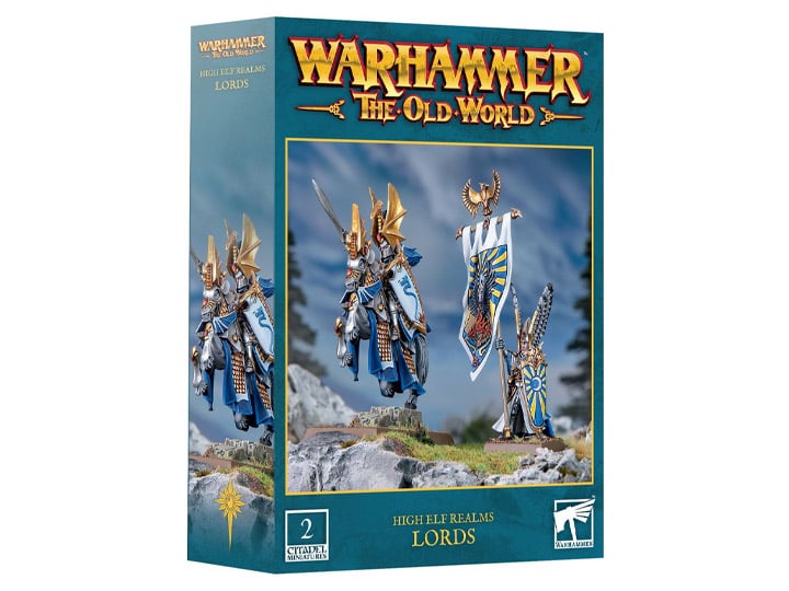 Warhammer: The Old World High Elf Realms High Elf Lords Citadel Miniatures Set Gallery Image 1