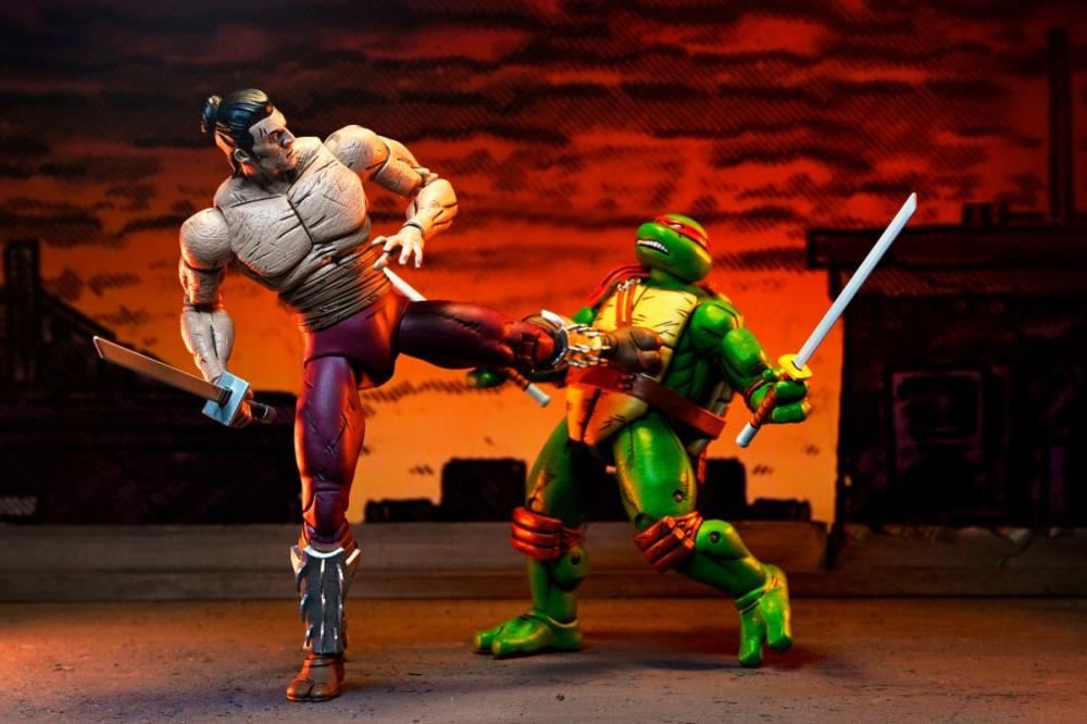 Teenage Mutant Ninja Turtles Worms of Madness Shredder (Mirage Comics) Action Figure Two-Pack Gallery Image 15