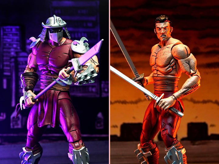 Teenage Mutant Ninja Turtles Worms of Madness Shredder (Mirage Comics) Action Figure Two-Pack Gallery Image 1