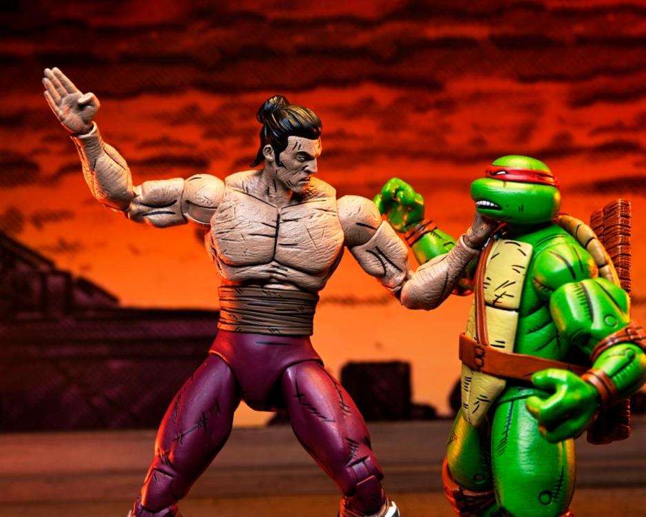 Teenage Mutant Ninja Turtles Worms of Madness Shredder (Mirage Comics) Action Figure Two-Pack Gallery Image 16