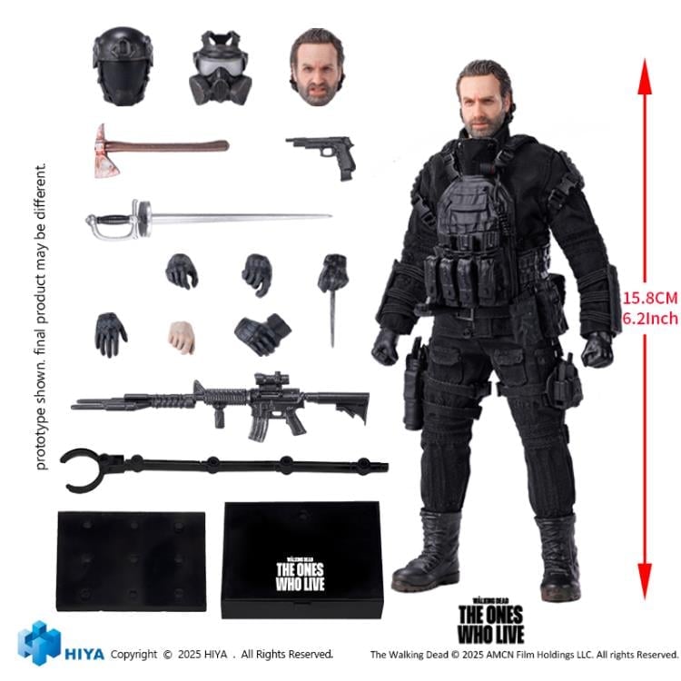 The Walking Dead: The Ones Who Lived Exquisite Super Series Rick Grimes 1/12 Scale PX Previews Exclusive Action Figure Gallery Image 11