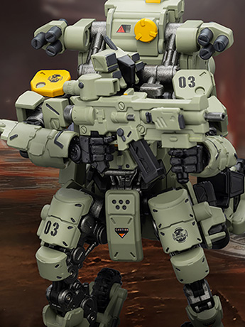 Battle for the Stars Fear XS-03 Tactical Type 1/25 Scale Action Figure Gallery Image 2