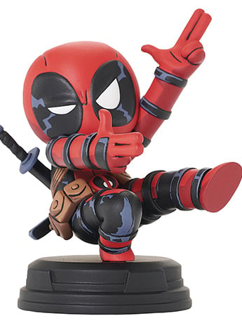 Marvel Animated Deadpool (Finger Guns) Limited Edition Statue Gallery Image 2