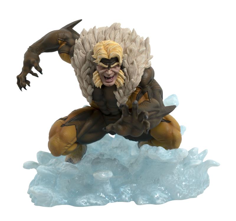 Marvel Gallery Comic Sabretooth Figure Diorama Gallery Image 3